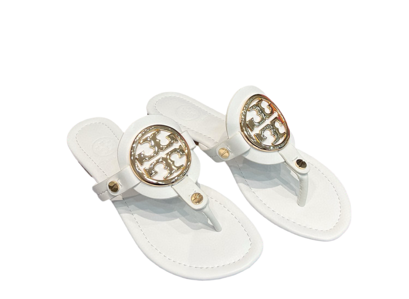 Sandals TORY BURCH WHITH