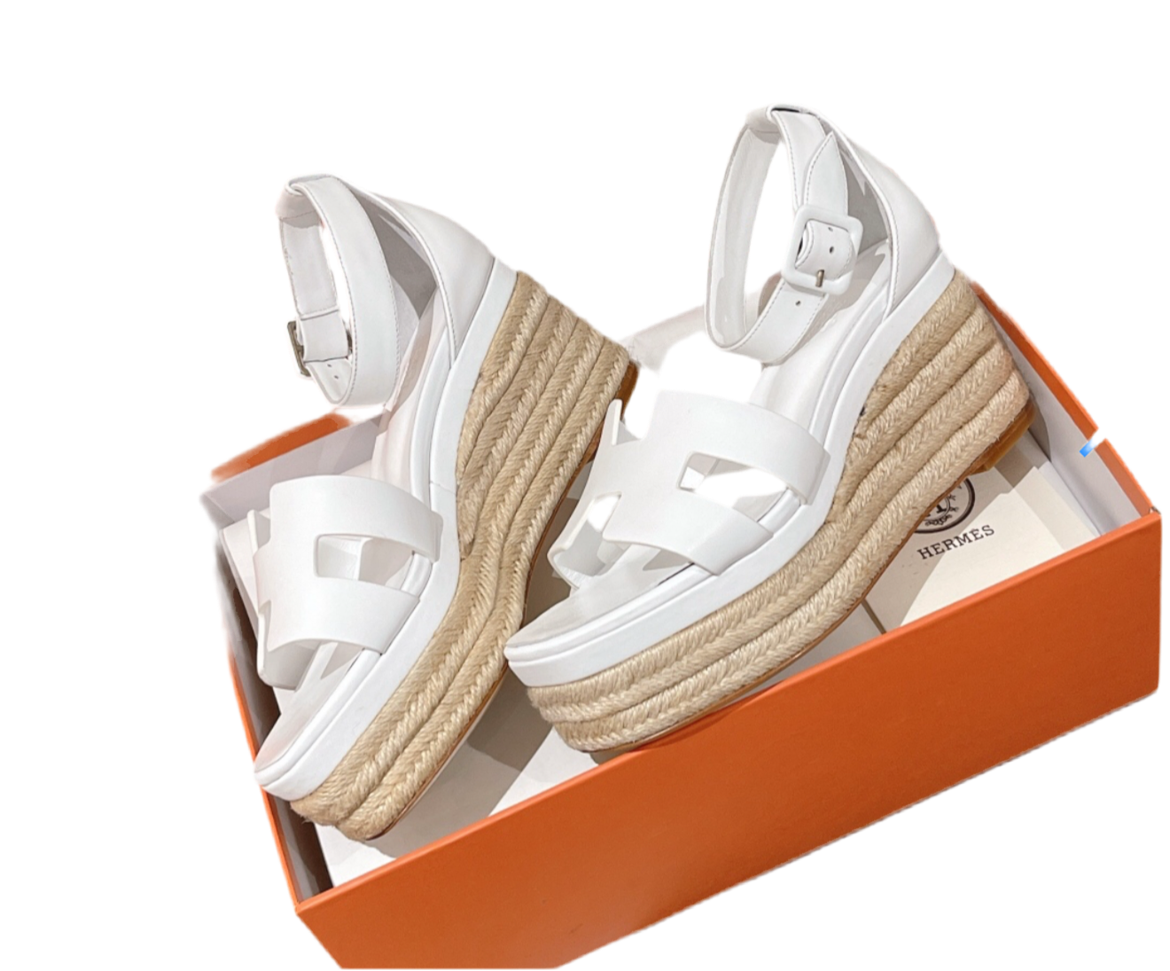 Sandals HERMRS white