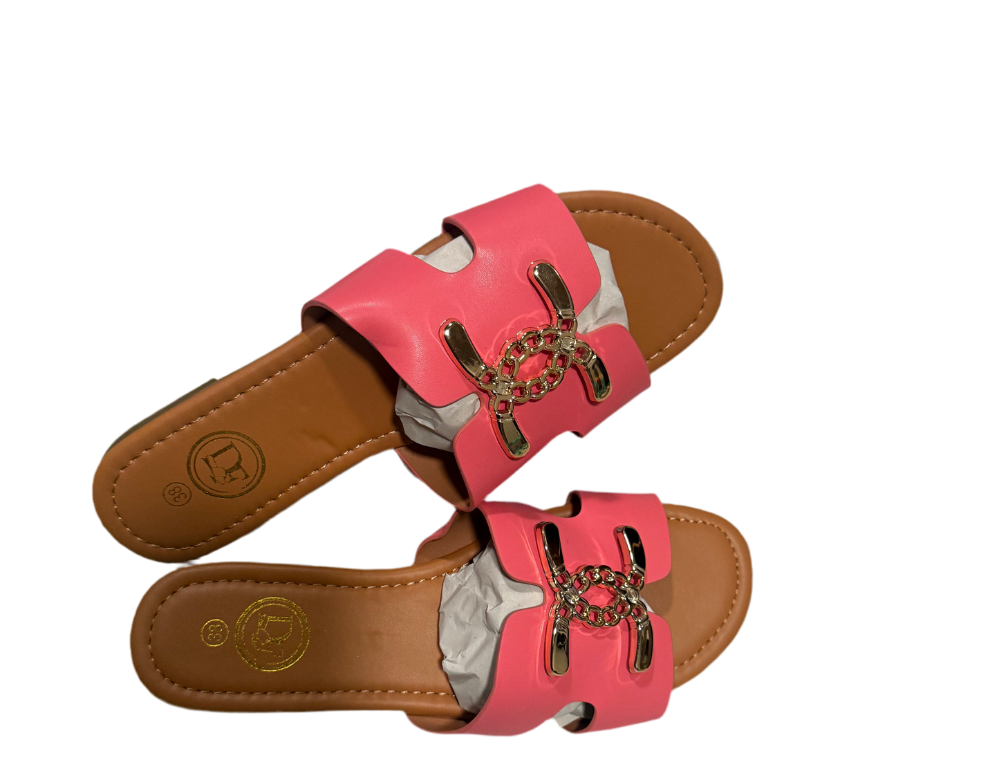 Sandals Chanel pink