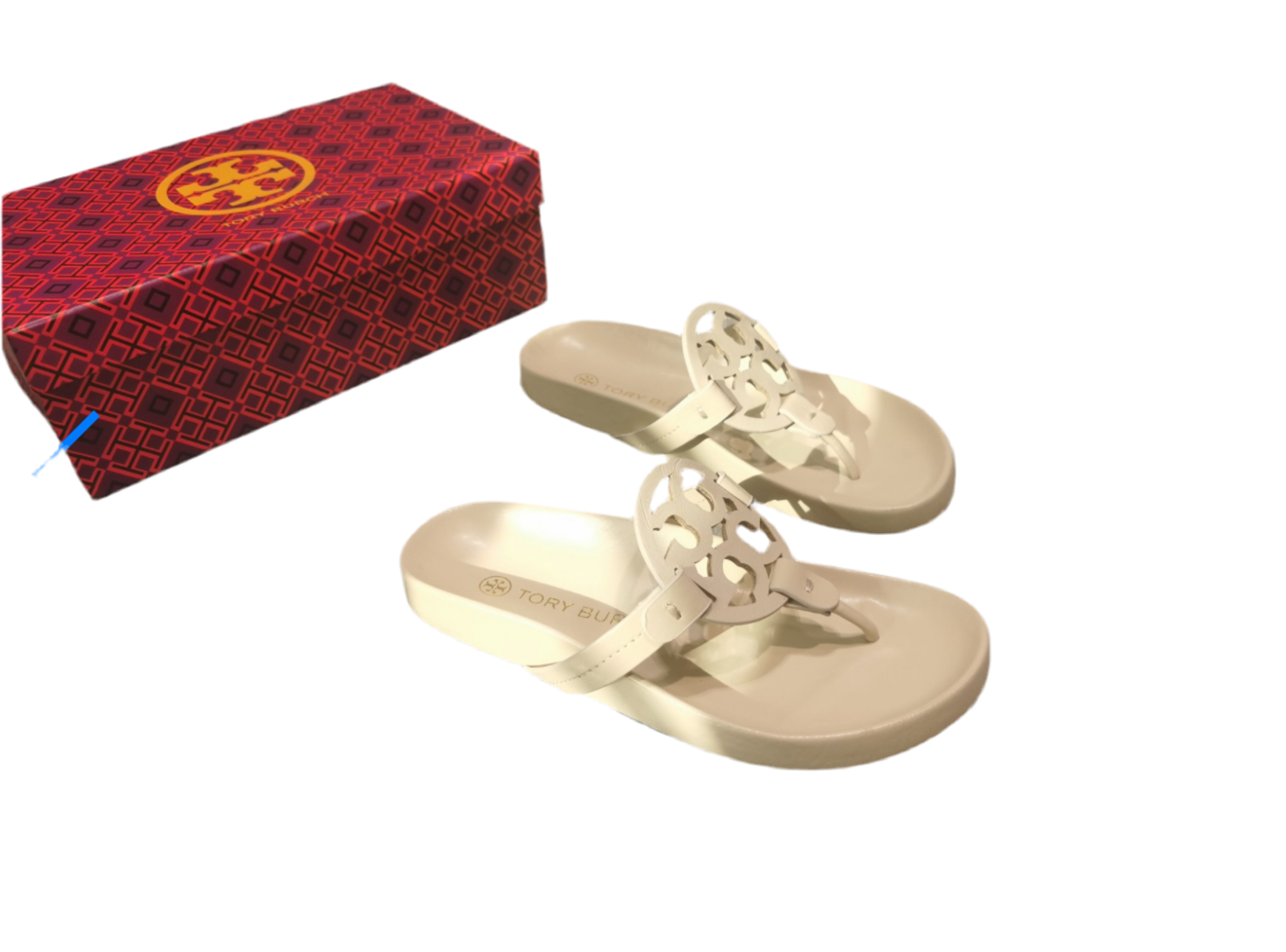 Sandals TORY BURCH cream