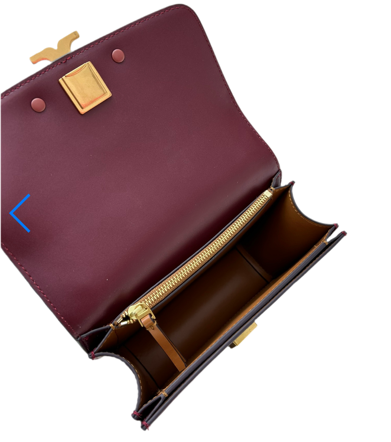 BAG TORY BURCH garnet red
