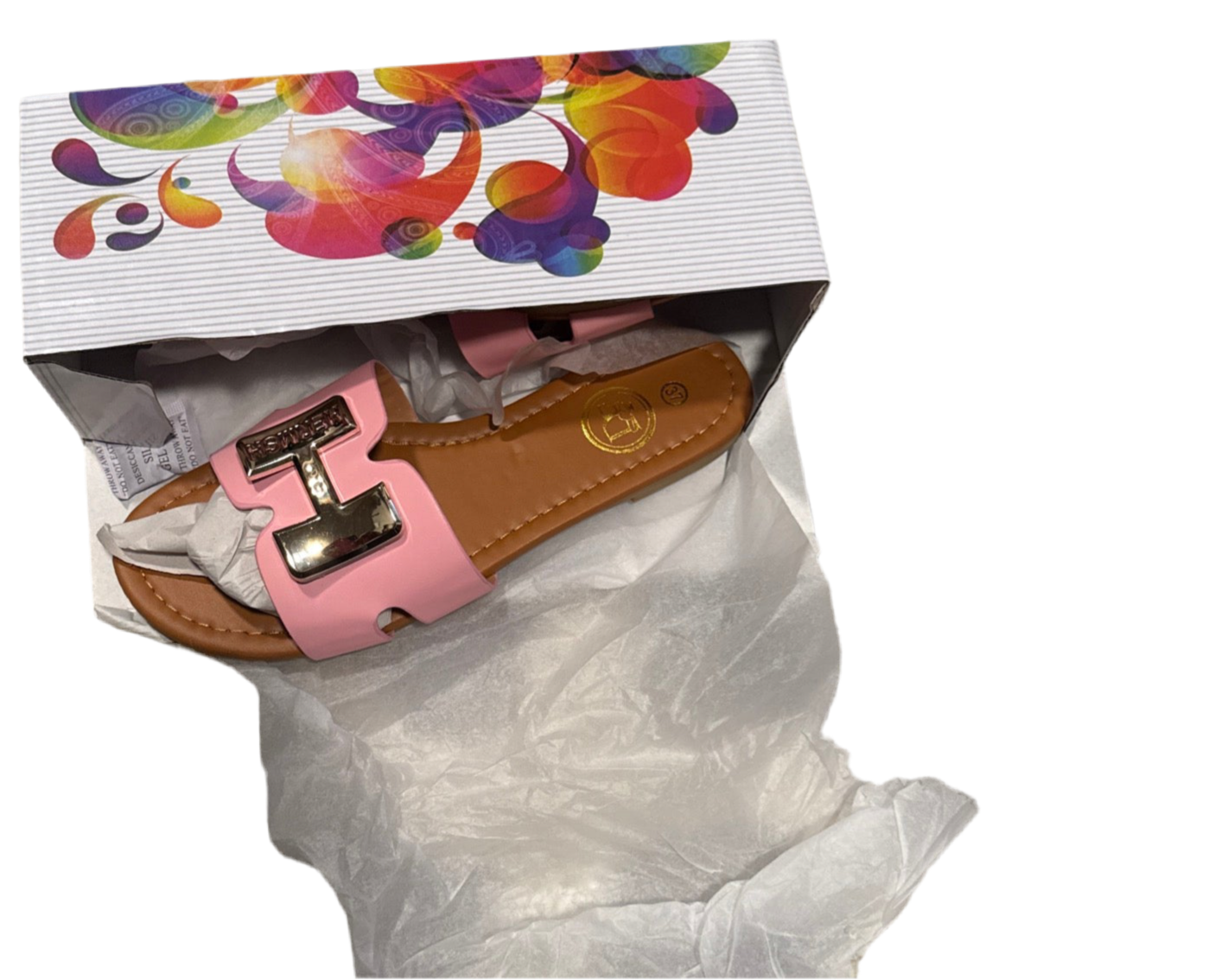 Sandals HERMRS PINK