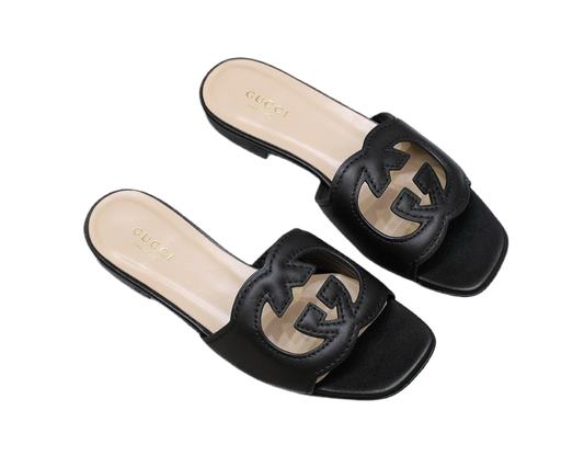 Sandals GUCCI black
