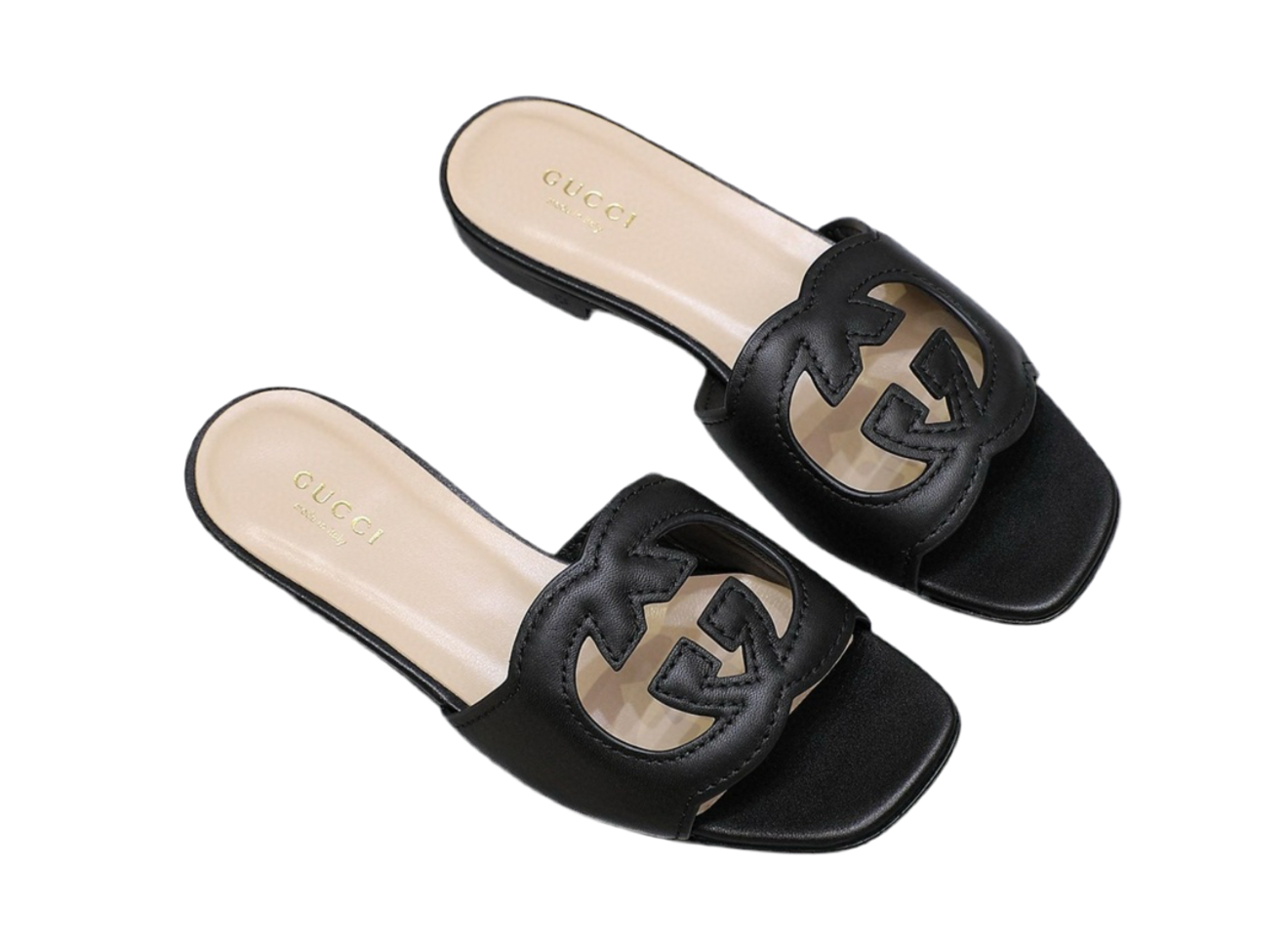 Sandals GUCCI black