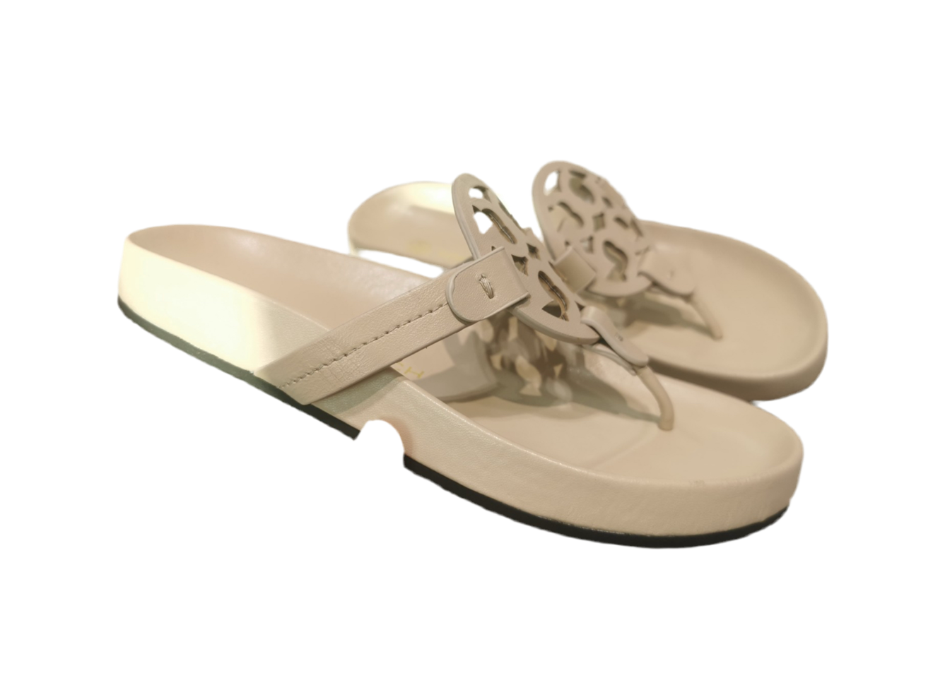 Sandals TORY BURCH cream
