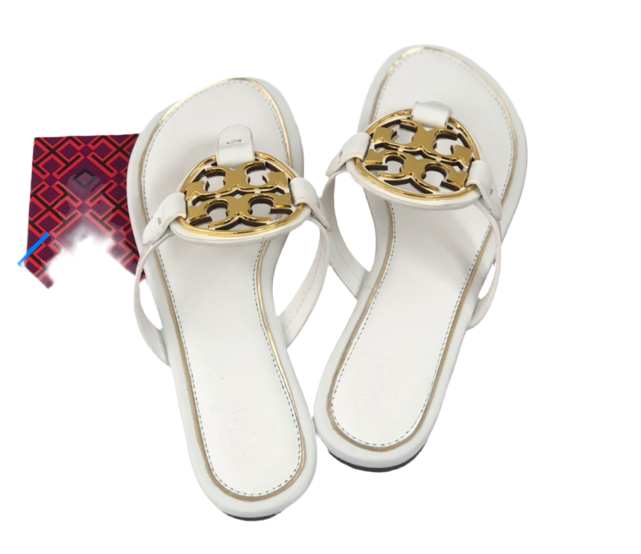 Sandals TORY BURCH WHITH