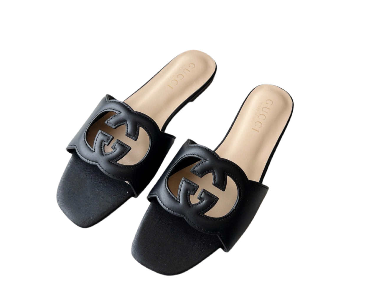 Sandals GUCCI black