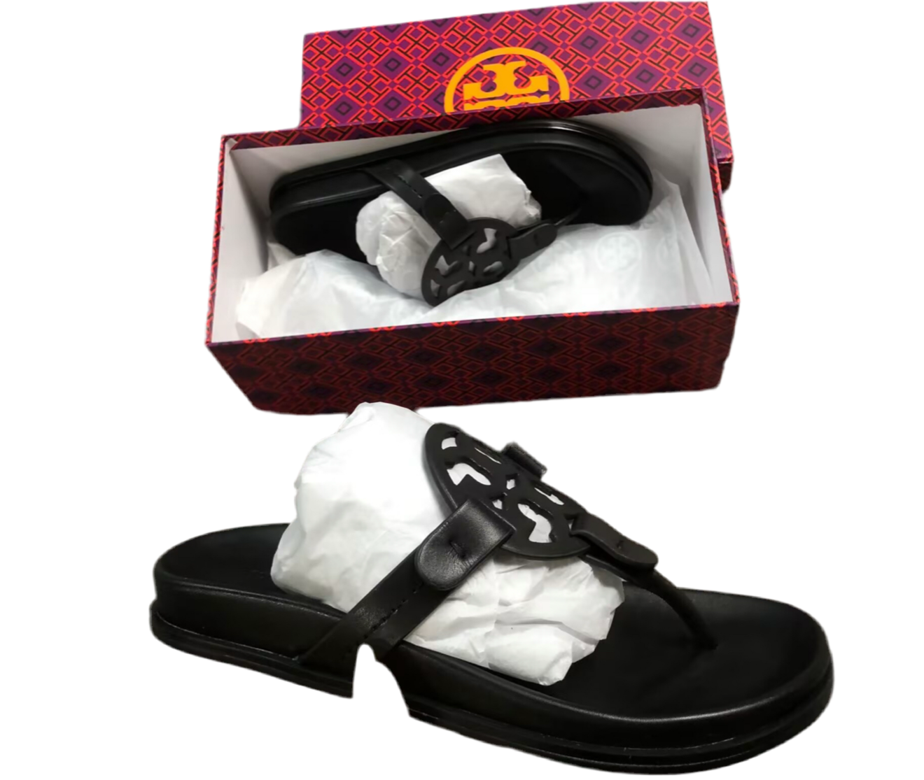 Sandals TORY BURCH black