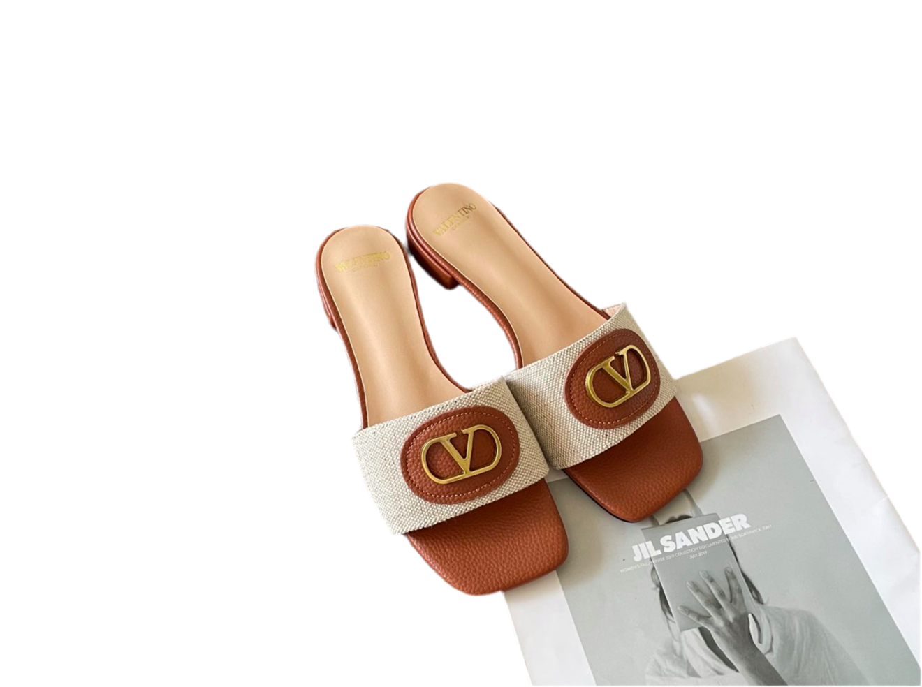 Sandals Valentino BRONW