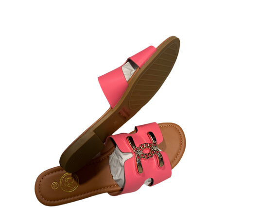 Sandals Chanel pink