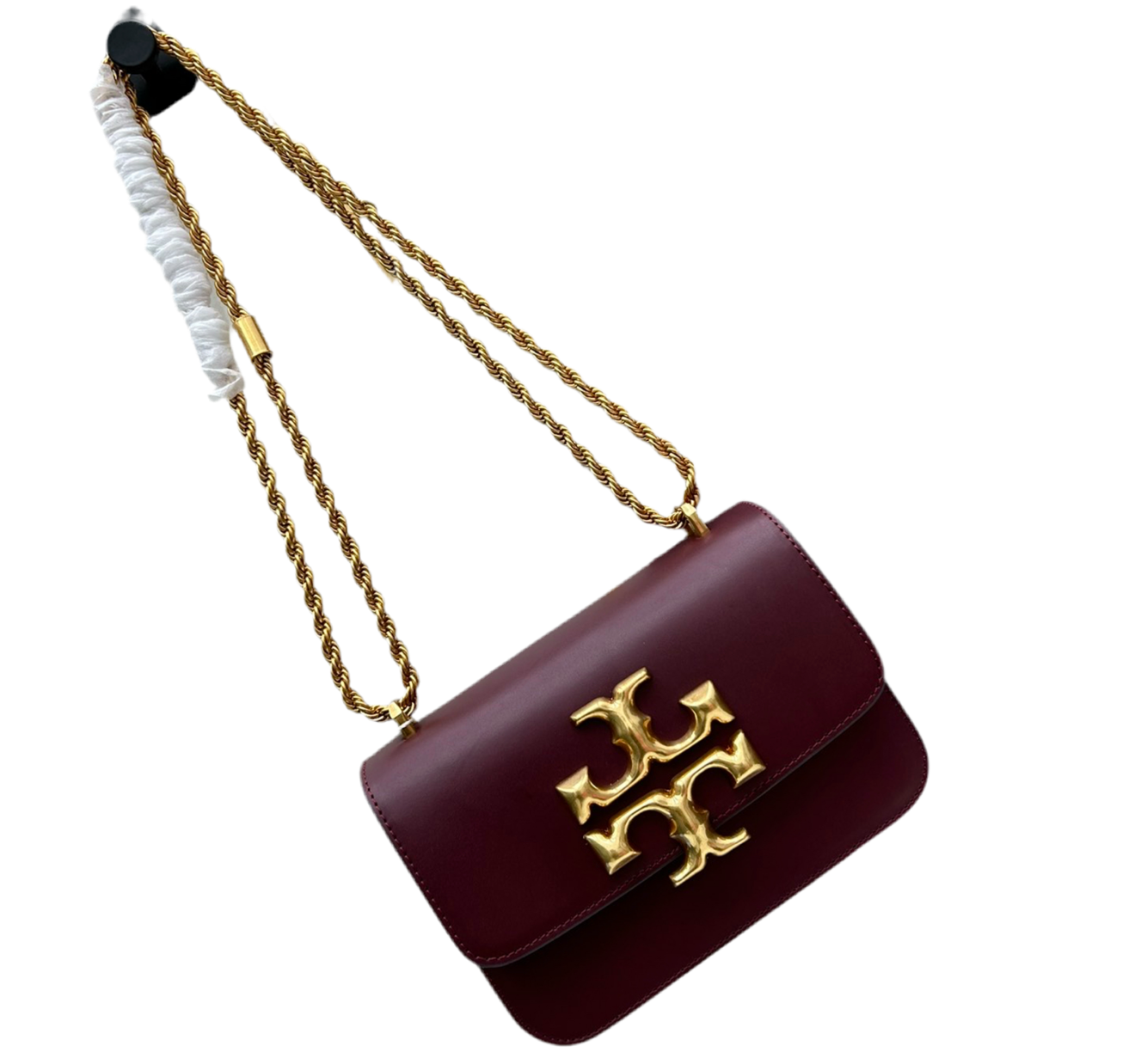 BAG TORY BURCH garnet red