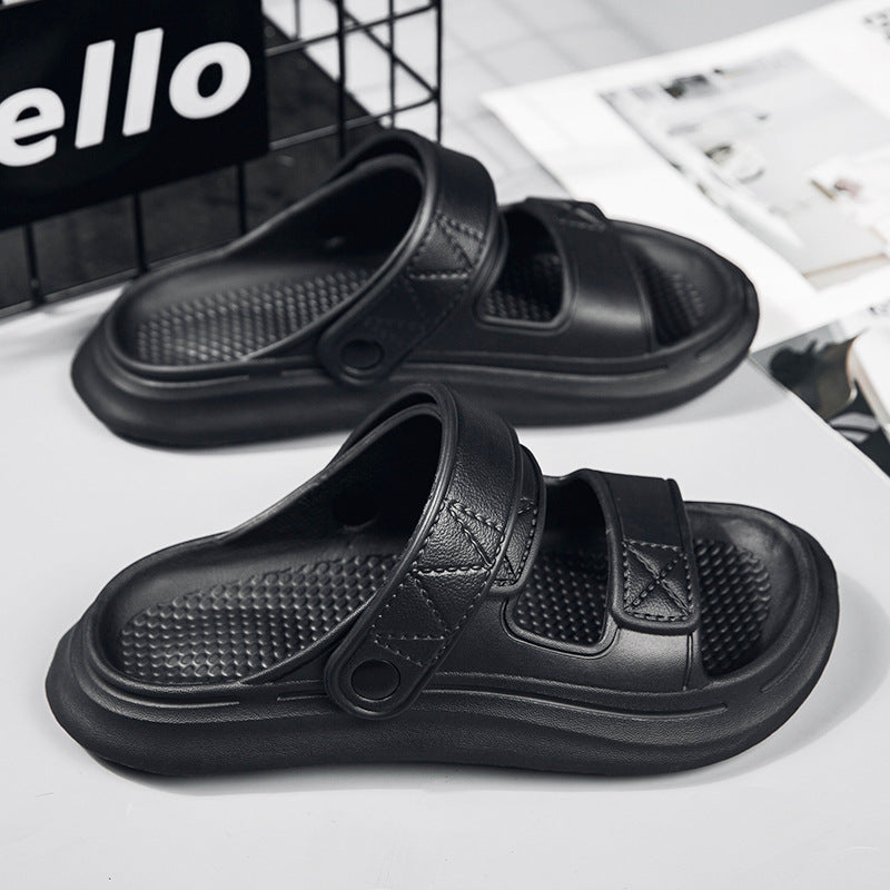 Sandals men's summer 2023 new fashion outdoor non-slip dual-use beach shoes couple casual driving sandals