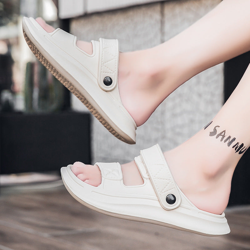 Sandals men's summer 2023 new fashion outdoor non-slip dual-use beach shoes couple casual driving sandals