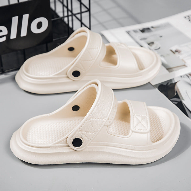 Sandals men's summer 2023 new fashion outdoor non-slip dual-use beach shoes couple casual driving sandals