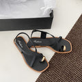 New Roman Sandals Women's Summer All-match Outwear Beach Finger Slippers 2025 Elegant Flip Flops for Women