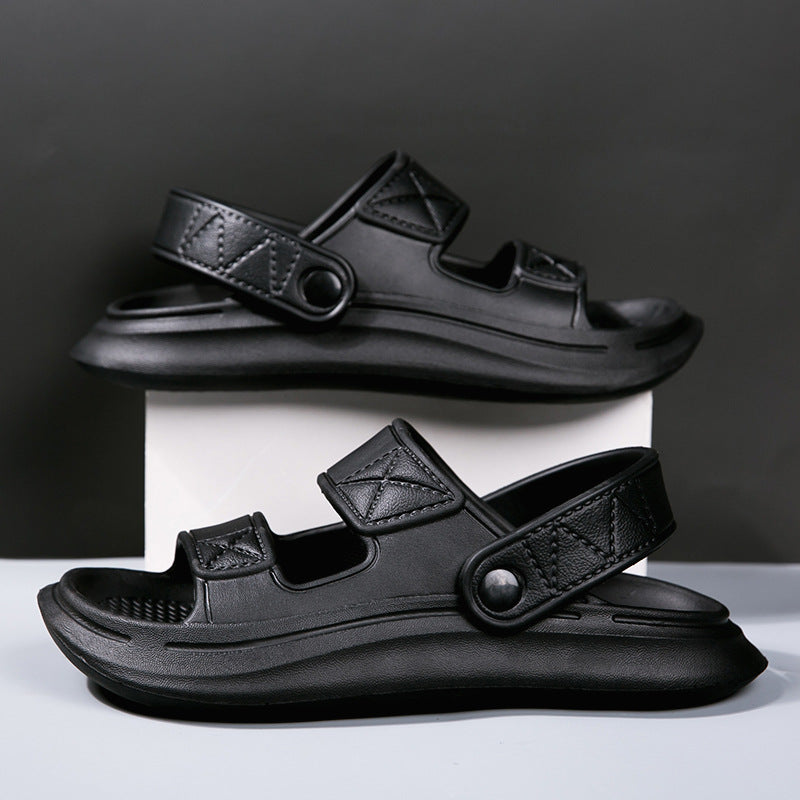 Sandals men's summer 2023 new fashion outdoor non-slip dual-use beach shoes couple casual driving sandals